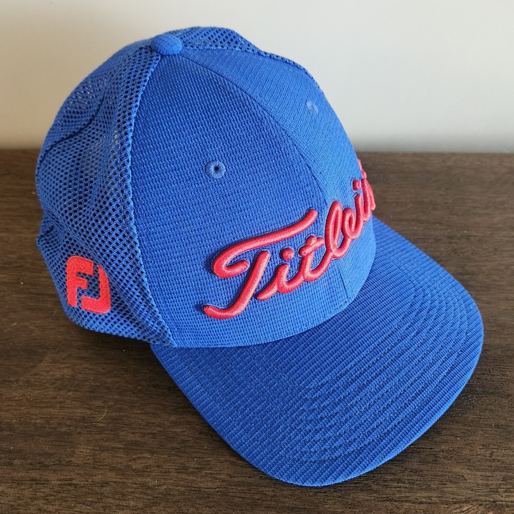 Titleist Pro V1 Foot Joy Snapback Blue & Red Baseball - Golfing  Cap